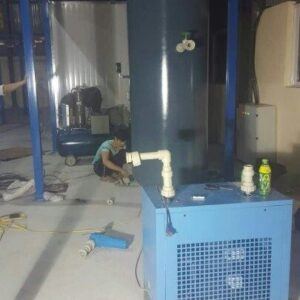 Lắp đặt bình tích khí và máy sấy khí Pegasus