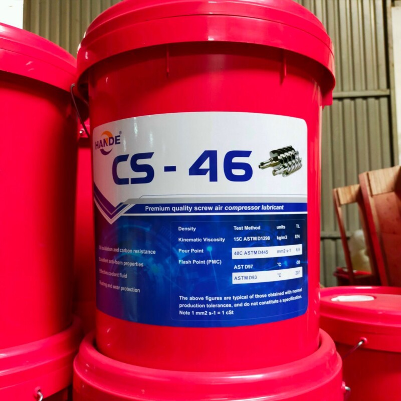 Dầu trục vít hande cs46 xô nhựa tròn 18L