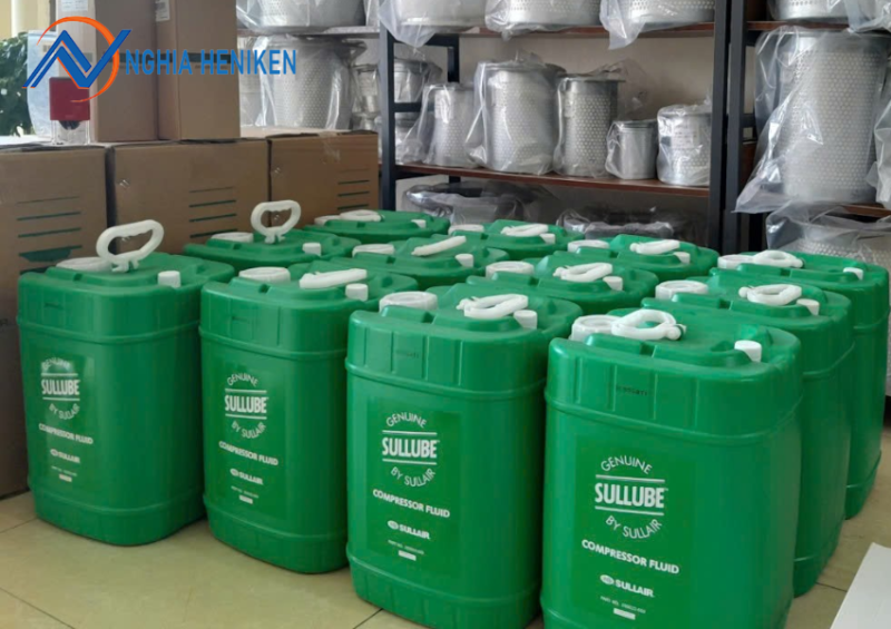 Dầu máy nén khí Sullube có hàng sẵn tại kho Nghĩa Heniken
