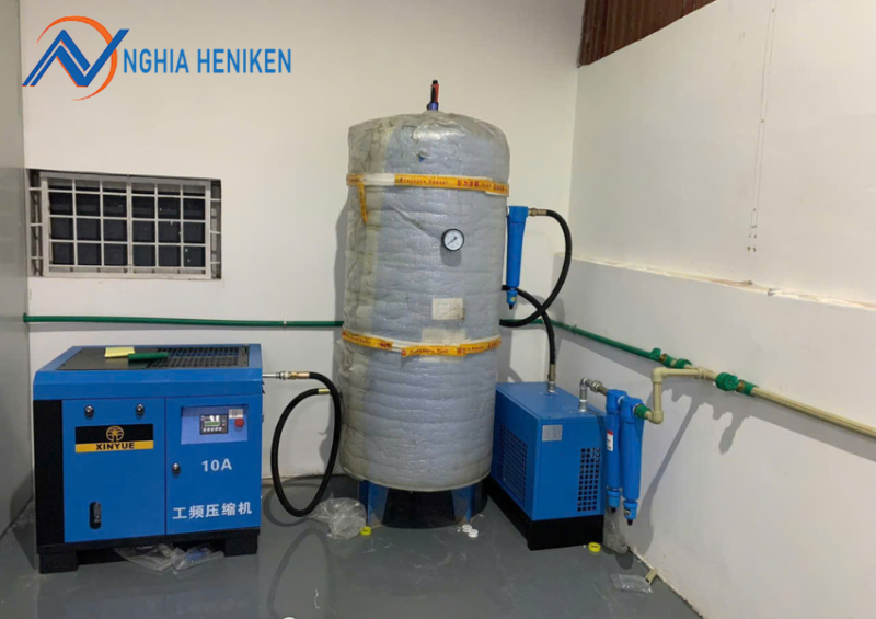 Máy sấy khí RB75 được kết hợp sử dụng cũng các sản phẩm khác (hình ảnh minh họa)