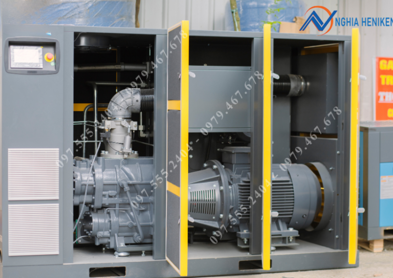 Máy nén khí trục vít biến tần 2 cấp - Ảnh 2