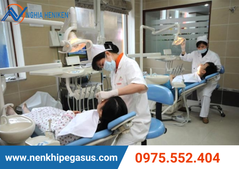 Ứng dụng máy nén khí không dầu trong nha khoa