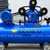 Máy nén khí dây đai Aramco W-0.36/8 4HP 120L 220V