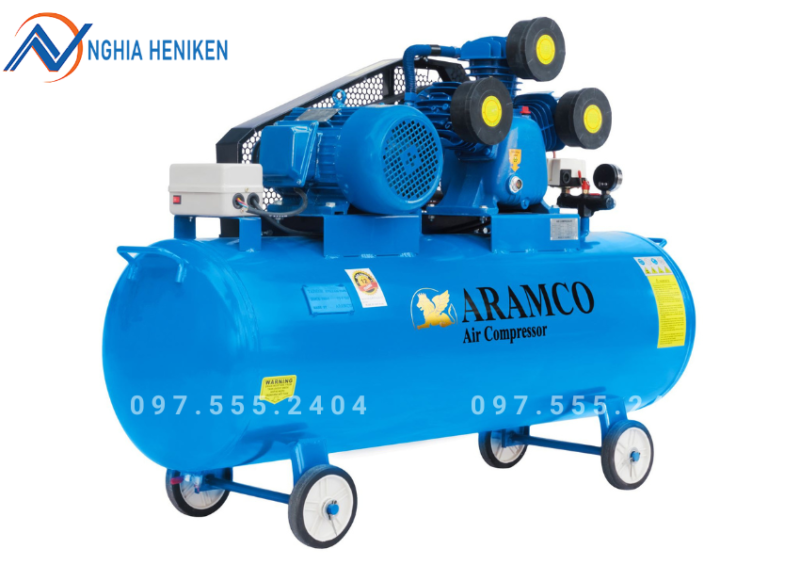 Máy nén khí dây đai Aramco W-0.36/12.5 4HP 200L 220V